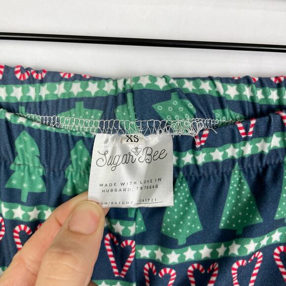 Sugar Bee Boutique | Christmas Tree & Candy Cane Mommy Skinny Leg Pajama Set - Picture 13 of 13